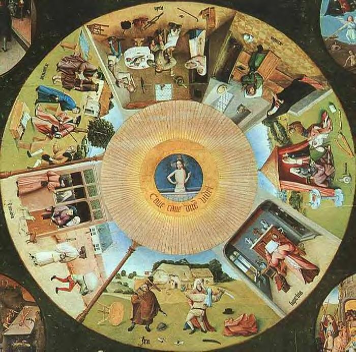 Bosch E os sete pecados capitais